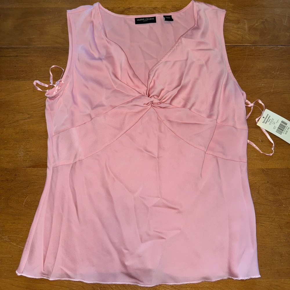 Pink Sleeveless Top